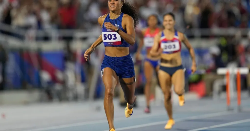 Gianna Woodruff rompe récord Centroamericano de 400 con vallas y conquista oro para Panamá