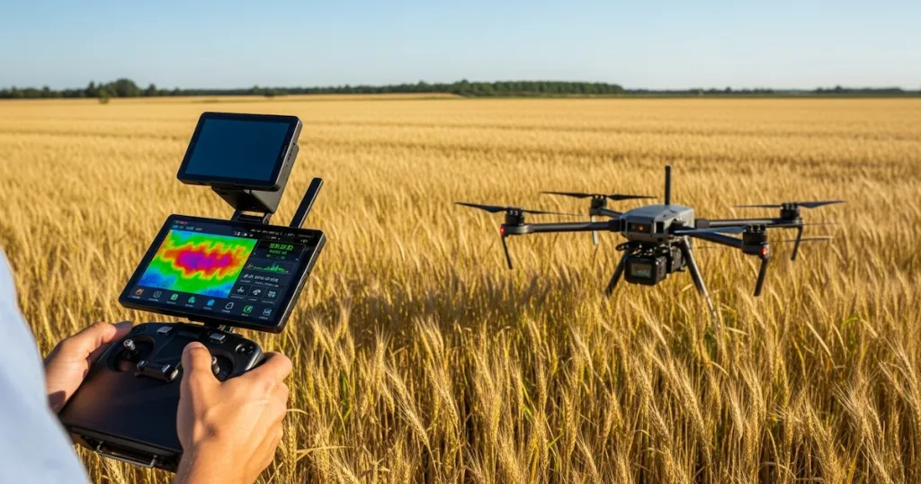 Panamá ensaya un dron con tecnología de radar para medir la humedad en cultivos de arroz